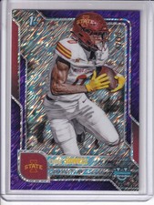 Chase Sowell 2025 Bowman Chrome U 1st Purple Shimmer /75 Refractor Iowa State WR