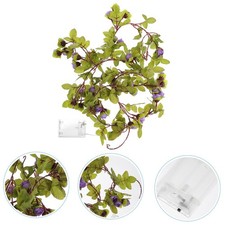 Fake Foilage LED String Light Artificial Vine Flower Simulated Decoration