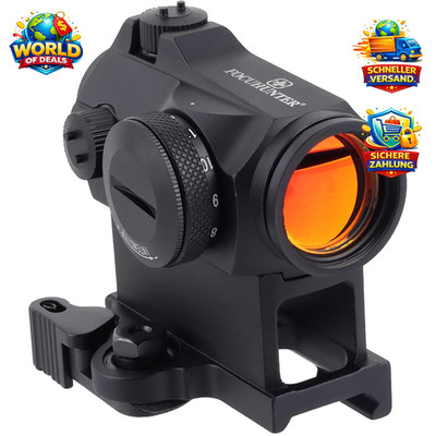 Reflex Red Dot Visier 11 Helligkeiten 2 MOA Sichtweite 20mm Schienenmontage