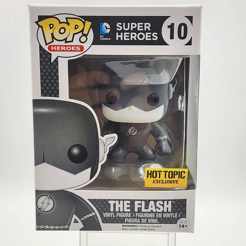 The Flash #10 (Black&White) Funko Pop #10 DC Heroes HotTopic