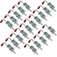 Metal Lock Barrel Bolt Spring Loaded Latch 6.6 Inch W/Grip Heavy Duty for Gate S