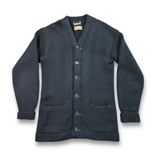 VTG 1940s/50s Heavyweight Cardigan Sweater College Letterman True Lancaster Pa