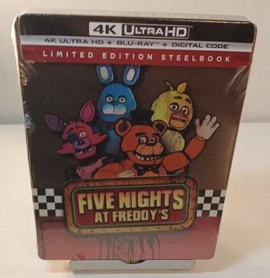 Five Nights at Freddy s Steelbook (4K/Blu-ray)-NEW (Sealed)-Box Shipping