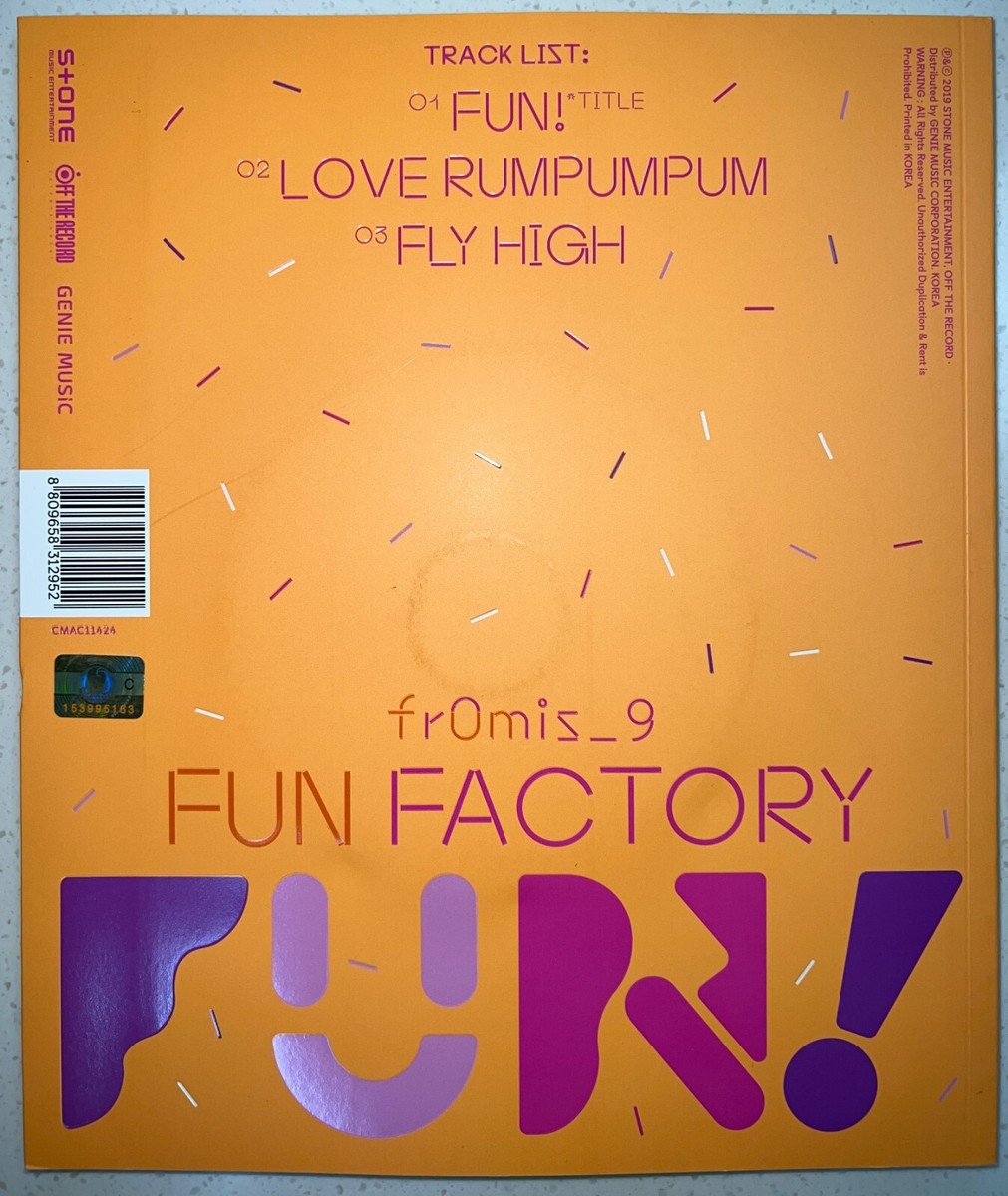 fromis_9 fun factory メンバー全員直筆サイン Fromis_9 [Fun Factory] All Member Autographed Signed Album