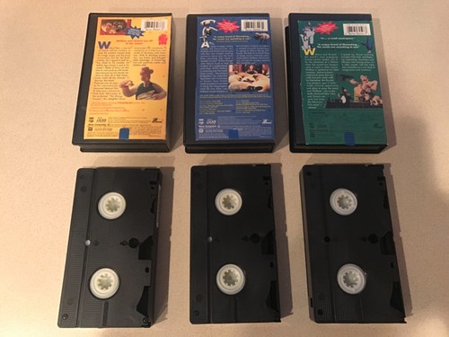 Wallace & Gromit (3 VHS Lot) A Grand Day Out, A Close Shave, The Wrong Trousers - Picture 2 of 3