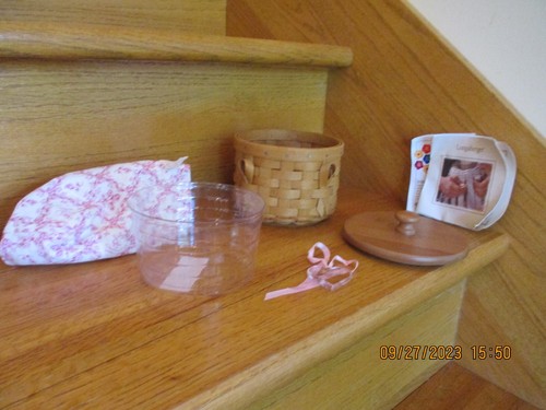 Longaberger Jewelry Box & Pouch Horizon of Hope Basket Set *shipping included!* - Picture 3 of 14