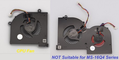 Cooling Fan for MSI GS65 GS65VR 8SE 8SF 8SG 8RE 8RF MS-16Q1/Q2/Q3 Series 4 Pin - Bild 4 von 4