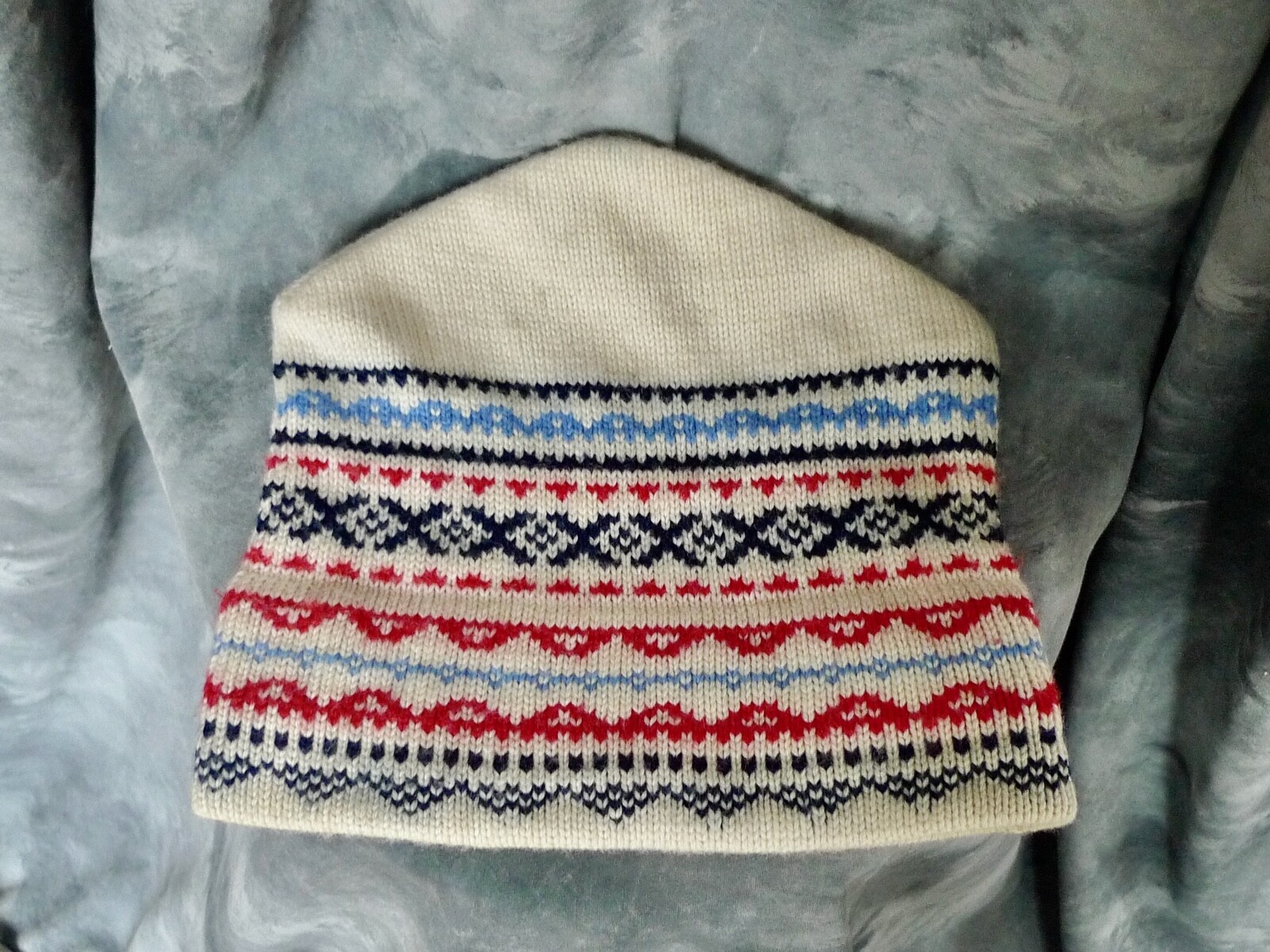 Vintage HANDMADE MURRAY MERKLEY KNIT Ski Hat TOQUE Virgin Wool CANADA GOOSE + thumbnail 2