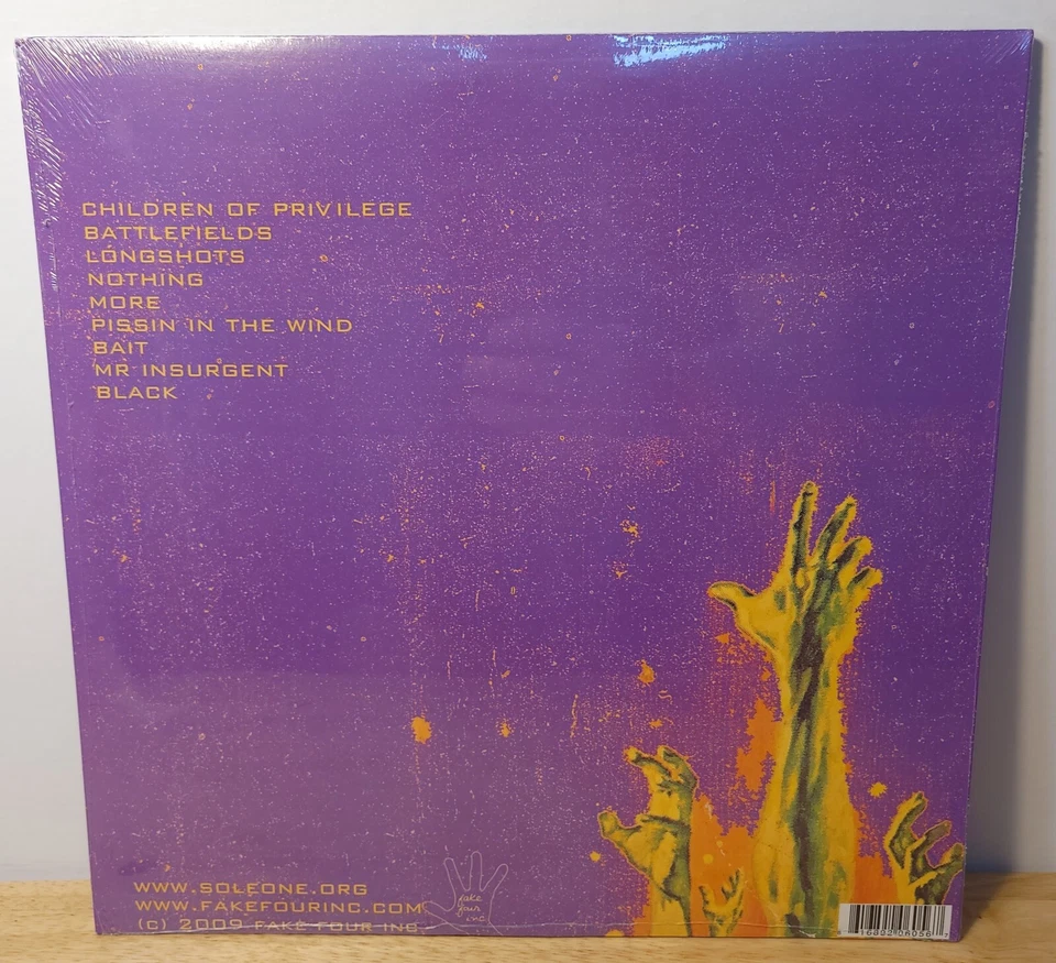 Sole And The Skyrider Band Plastique Sealed 2009 Fake Four Record Rap Hip Hop LP - Image 2 of 3