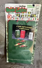 1995 Holiday Christmas Luminaries Fire Retardant Bags 6 Ct Bronners USA Made