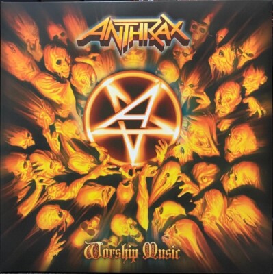 Anthrax  - Worship Music LP - Black Vinyl Album - SEALED NEW Thrash Metal Record