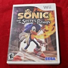 Nintendo Wii Sonic And The Secret Rings Game