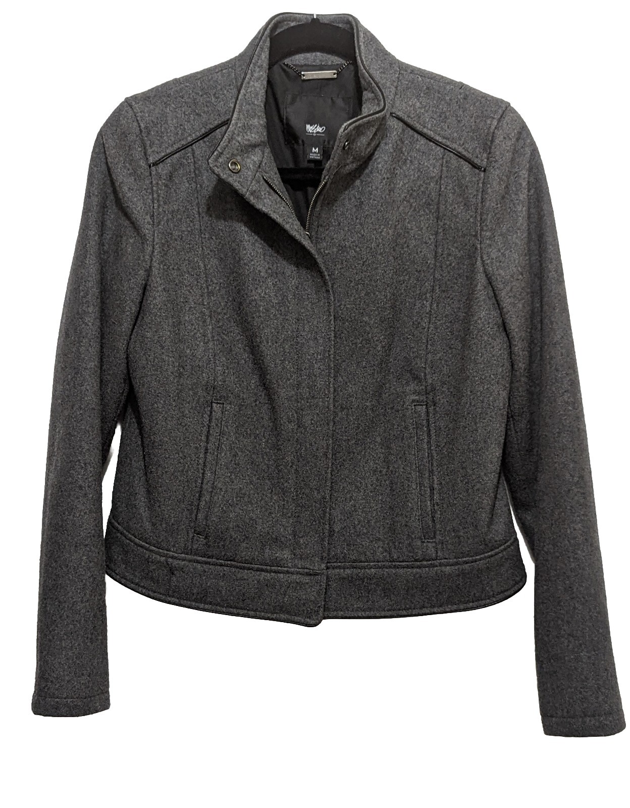 Mossimo Wool Motorcycle Jacket - image 3