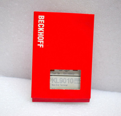 BECKHOFF KL9010 BUS END TERMINAL FOR BUS COMMUNICATION 24 VDC