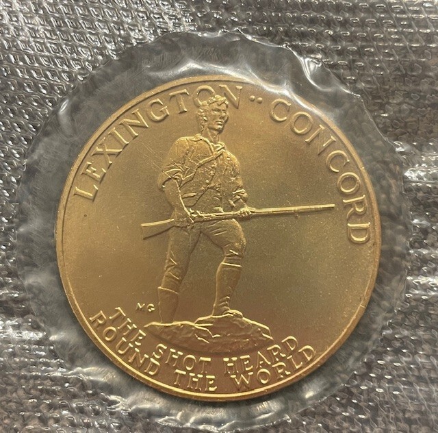 AMERICAN REVOLUTION BICENTENNIAL MEDAL / COIN FEATURING PAUL REVERE