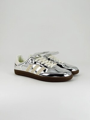 adidas Wales BonnerxSamba Silver Metallic-lG8181-2025-NEW WITH BOX!