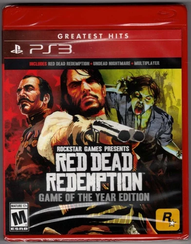 Red Dead Redemption Game of the Year (Greatest Hits) PS3 (Brand New Factory Seal
