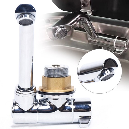 Kitchen Folding Faucet RV Caravan Boat Camper Foldable Faucet Tap 360° Turning