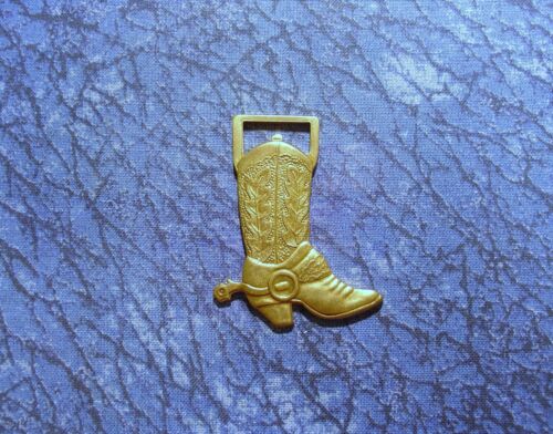 Kansas City Stockyards 1939 Cowboy Boot with Spur Cutout Watch Fob