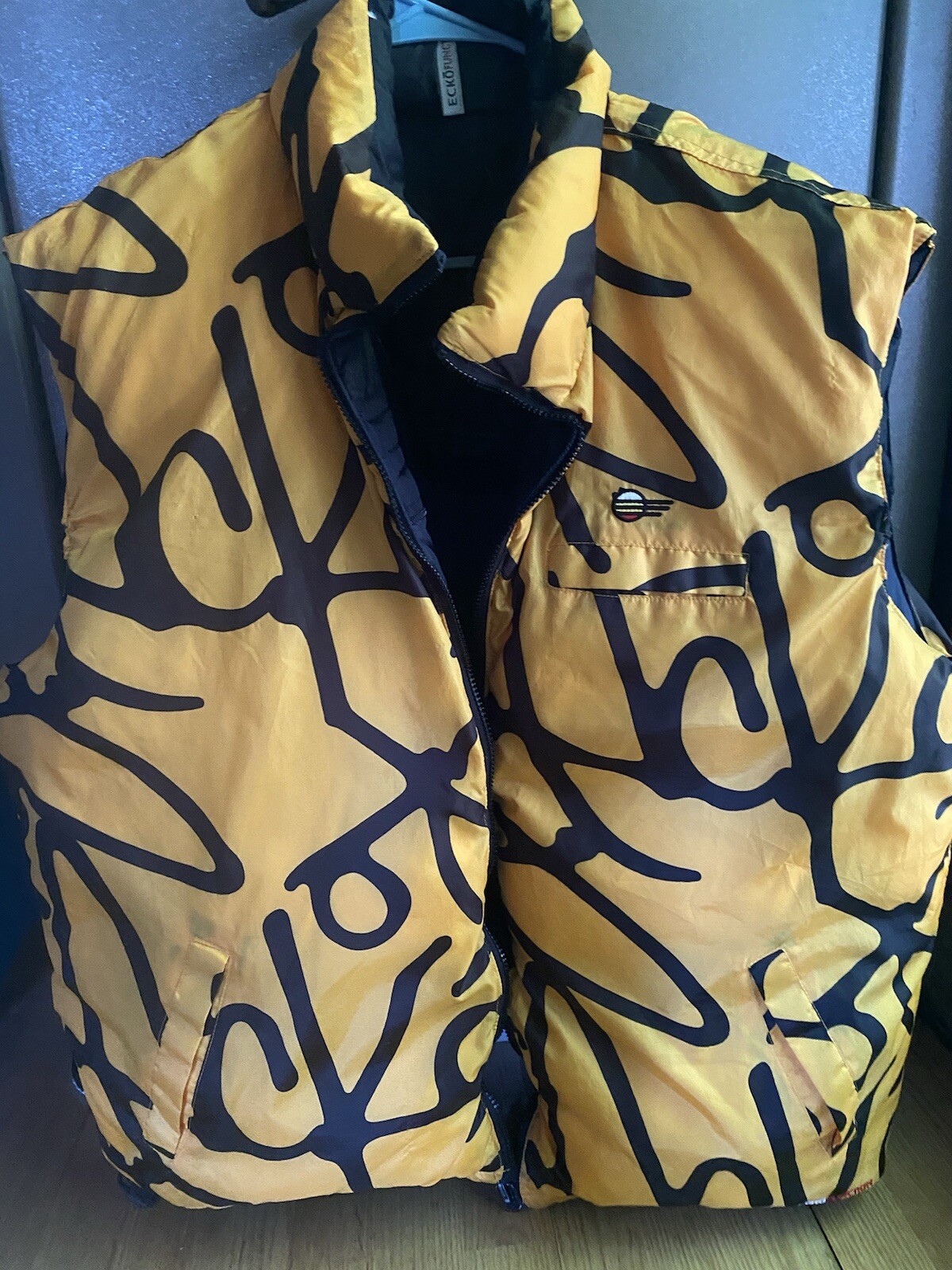Vintage 90s Reversible Ecko Function Puffer Vest … - image 3