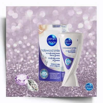 PEARL DROPS Ultimate Whitening Hollywood Smile Dental Polish Tooth Stain Removal