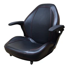 Case IH High Back Tractor Seat DX21 DX24 DX24E DX25 DX25E DX26 DX29 DX31 Black