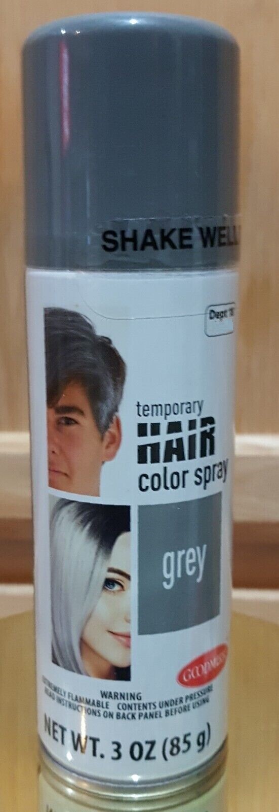 Goodmark Temporary Hair Color Spray, 3oz., Grey eBay