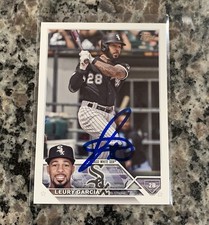 Leury Garcia Signed 2023 Topps Series 2 Baseball Card Chicago White Sox Auto 409