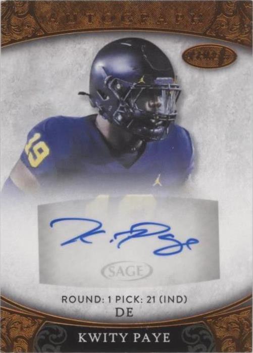 2021 Sage Aspire Kwity Paye #ASP-96 - 1 of 2