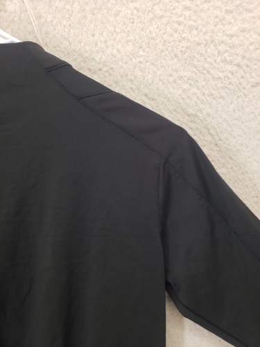Nike Dri Fit Boys Jacket Medium Black Striped Polyester Full Zip Regular Fit - Picture 13 of 18