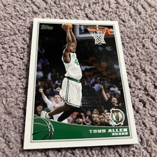 2009-10 Topps Boston Celtics Basketball Card #18 Tony Allen