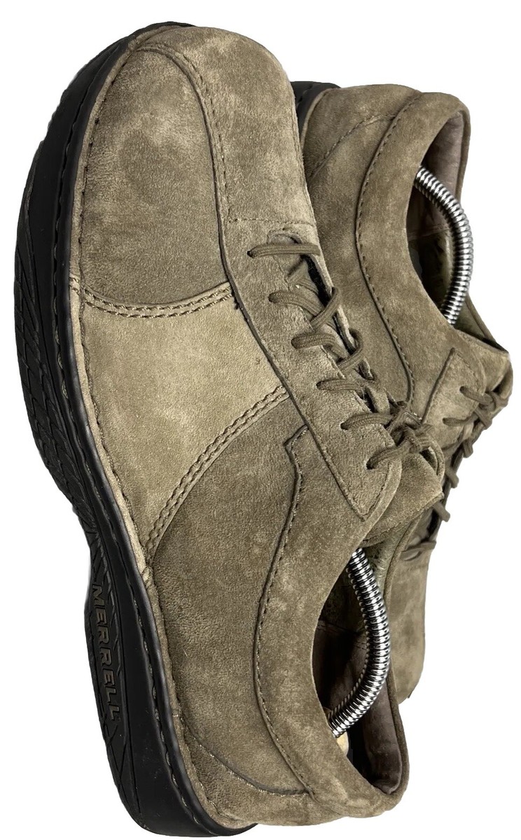 Merrell World Sport Men\'s Brown Suede Oxford Casual Shoes - Size 10 Merrell World Vue Mens Shoes Brown Suede Lace Up Casual  main image 3