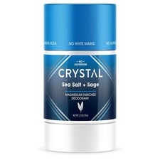 Crystal Deodorant Stick Magnesium Enriched Sea Salt  Sage 2.5 Oz