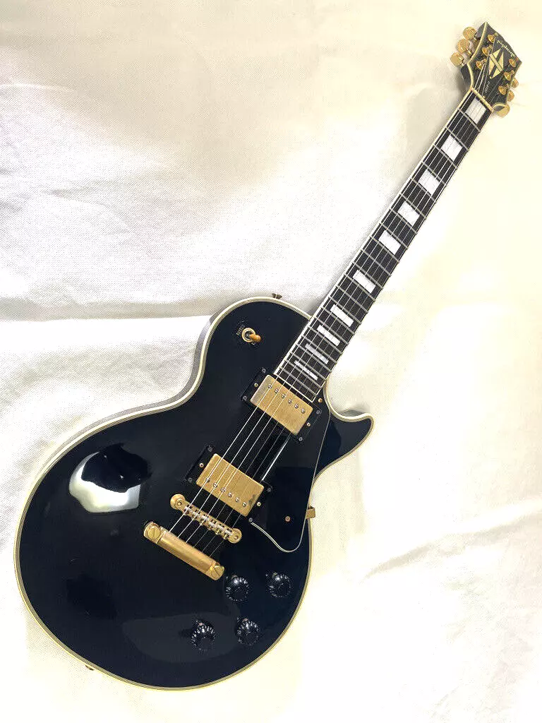 Epiphone LPC-90 Les Paul Custom Guitar Black Ebony F/B Made in Japan