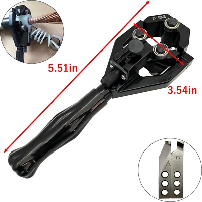 BX-40 Multi-function Manual Cable Strippers Wire Strippers 2 Blades 20-40mm