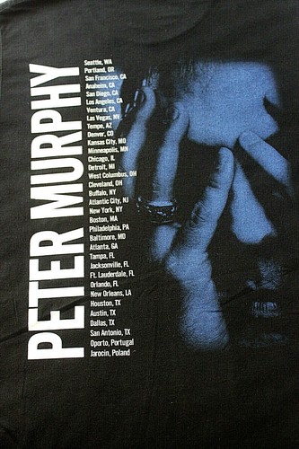 PETER MURPHY, Godfather of Goth Concert Tour T-Shirt, Size M - Picture 6 of 8