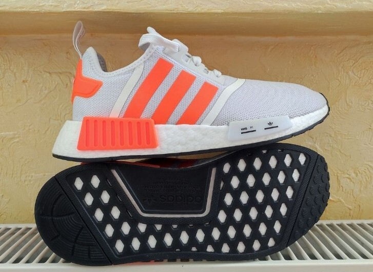 adidas gazelle silver green womens adidas NMD R1 'Cloud White/Gum'  Athletic Corner