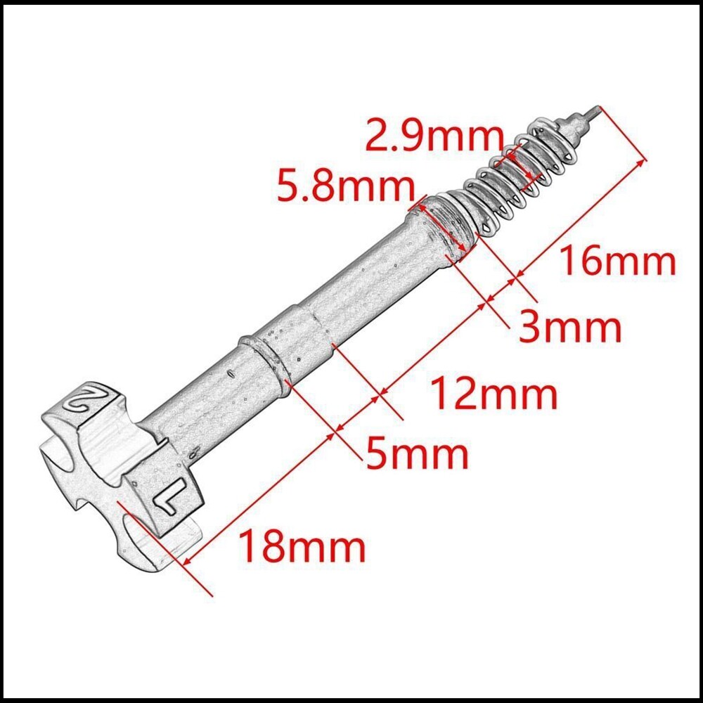 Fuel Mixture Screw CNC Adjustment Screw Air Carburetor Adjuster Fits