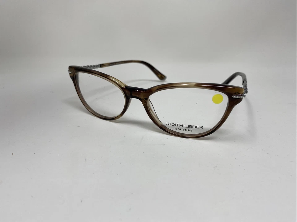 JUDITH LEIBER COUTURE GAFAS ZODIACO MADERA MARRÓN 53/16/140 PLÁSTICO/METAL I671 Foto 3 de 4