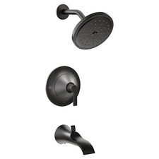 MOEN Doux TS2203EPBL Posi-Temp Single-Handle Tub and Shower Faucet Trim Kit in