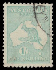 AUSTRALIA 51 (SG40) - Kangaroo and Map "1916 Die II" (pa61304)