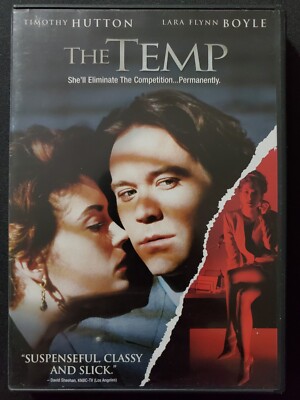 The Temp DVD w/ Insert Timothy Hutton, Lara Flynn Boyle 1993 Region 1 OOP
