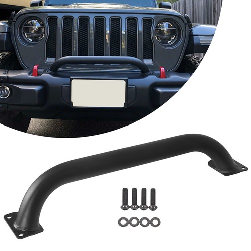 For Jeep Wrangler Gladiator JL JT 20182024 Grille Winch Brush Guard