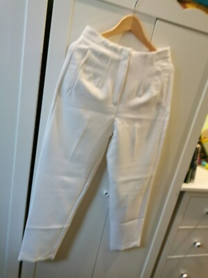38 Reserved Eco Aware Hose Beige Pants Chino Creme Stoffhose Business Alltag