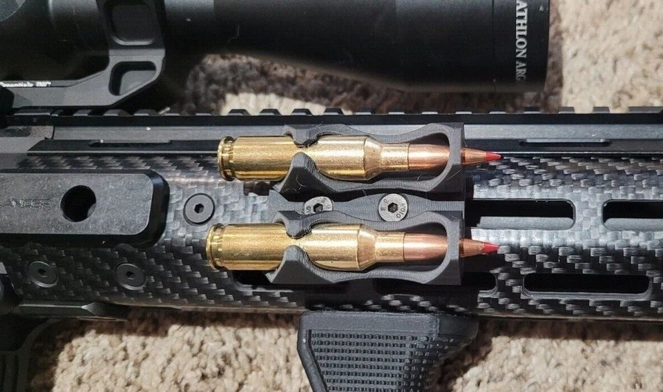 Soporte redondo de repuesto calibre .308/6,5 Creedmoor Match Saver carcaj MLOK Foto 2 de 4