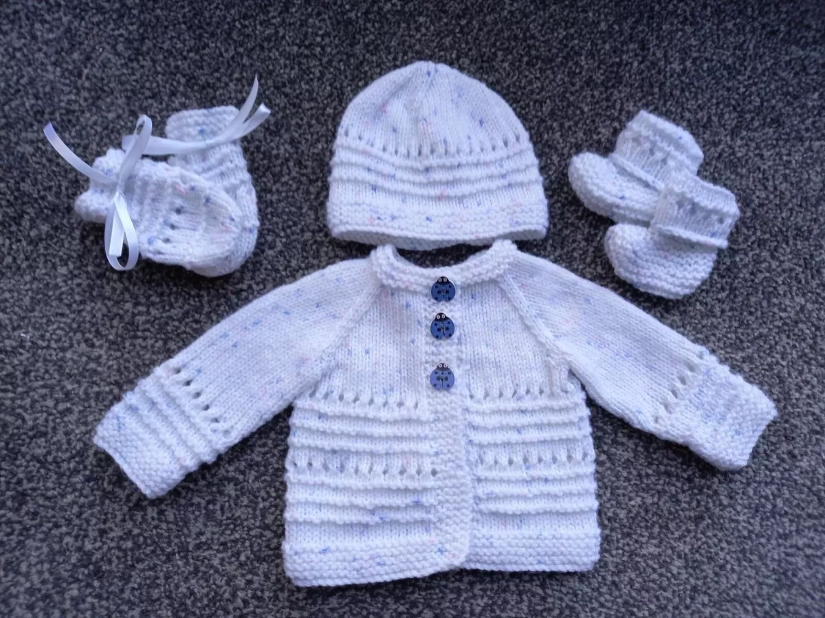 Hand knitted top baby cardigans ebay