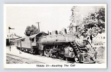 Postcard Railroad Train Southern Pacific Class 4-6-2 Steam engine 1970s Unposted