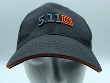 511 Tactical Gear Hat Gray Orange Adjustable Cap 2013