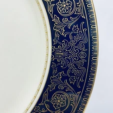 Gorham Fine China Lorenzo de Medici Cobalt & Gold ~ DINNER PLATE ~ MULTIPLES
