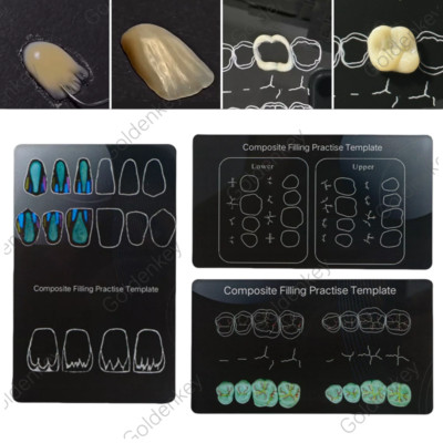 Dental Composite Filling Practise Template Board Model Student Practice Resin
